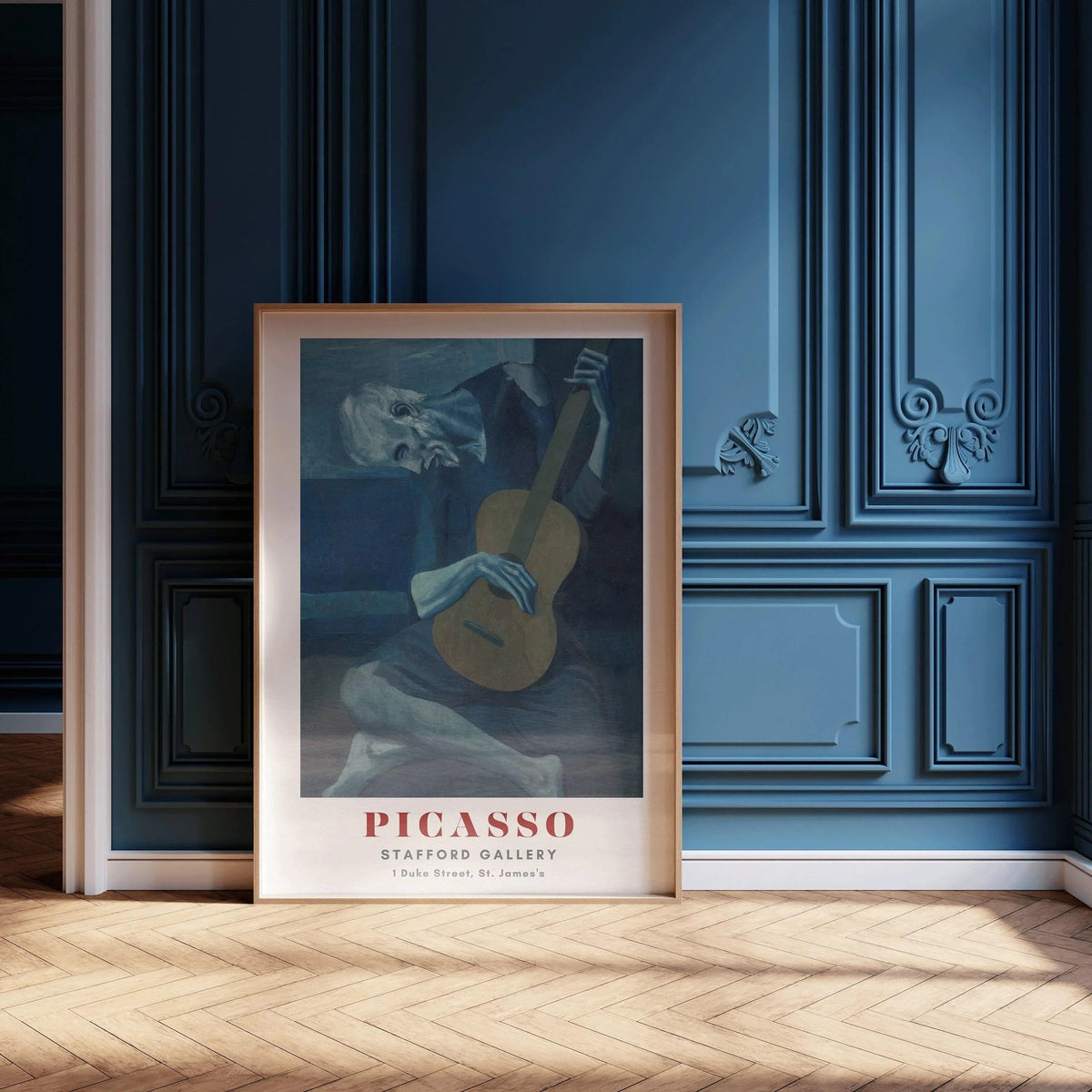 Pablo Picasso - Le Vieil Aveugle et l'Enfant | Période Bleue Art Célèbre (disponible encadré à la main ou non encadré)