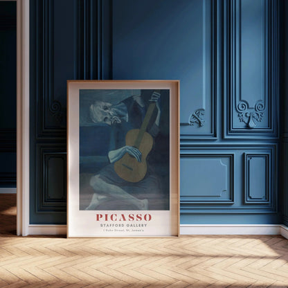 Pablo Picasso - Le Vieil Aveugle et l'Enfant | Période Bleue Art Célèbre (disponible encadré à la main ou non encadré)