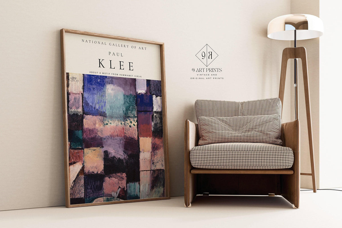 Paul Klee About a Motif | Modern Art Exhibition Poster (available handframed or unframed)