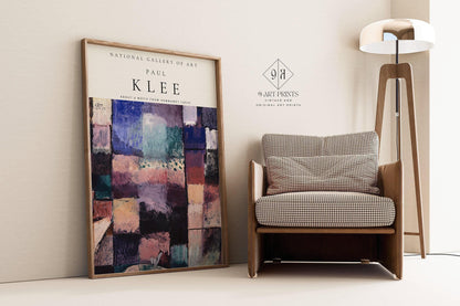 Paul Klee About a Motif | Modern Art Exhibition Poster (available handframed or unframed)