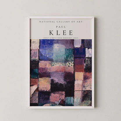 Paul Klee About a Motif | Modern Art Exhibition Poster (available handframed or unframed)
