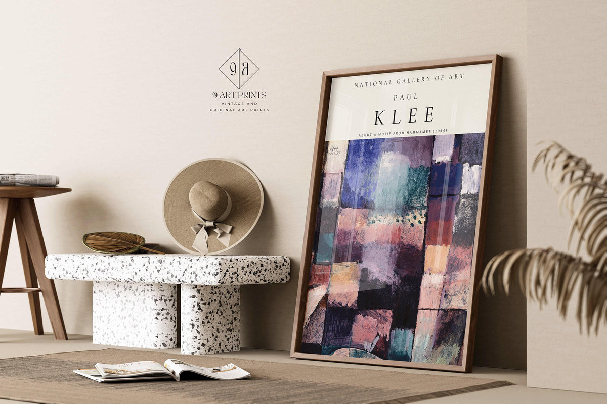 Paul Klee About a Motif | Modern Art Exhibition Poster (available handframed or unframed)