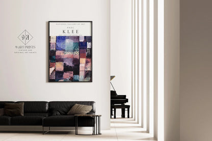 Paul Klee About a Motif | Modern Art Exhibition Poster (available handframed or unframed)