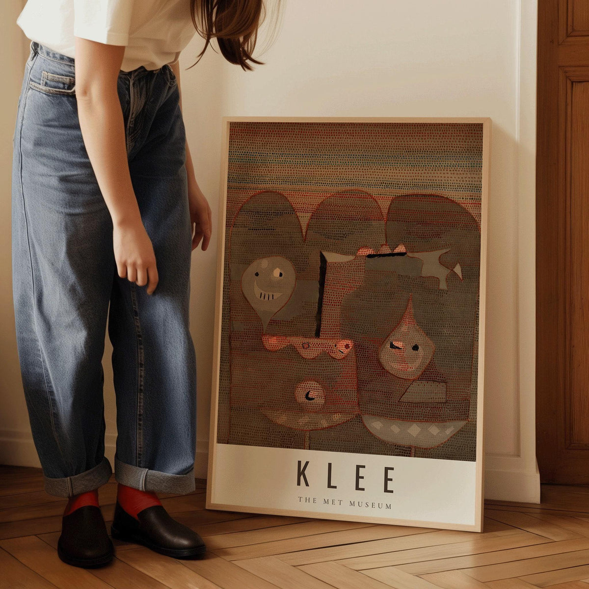 Paul Klee - Sacrifice barbare | Art abstrait moderne (Disponible encadré à la main ou non encadré)