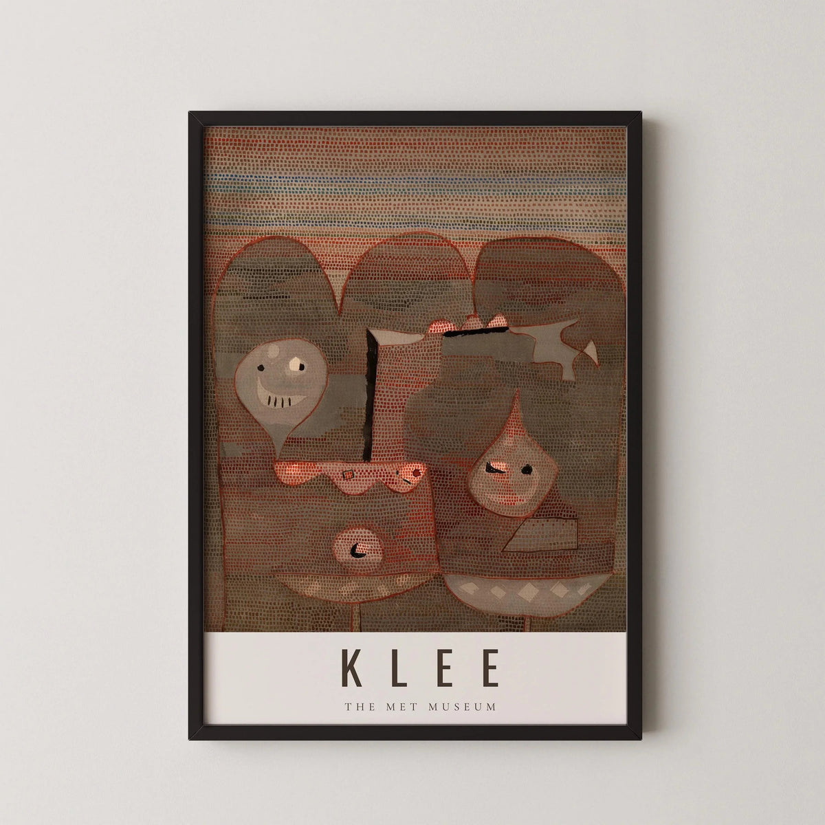 Paul Klee - Sacrifice barbare | Art abstrait moderne (Disponible encadré à la main ou non encadré)