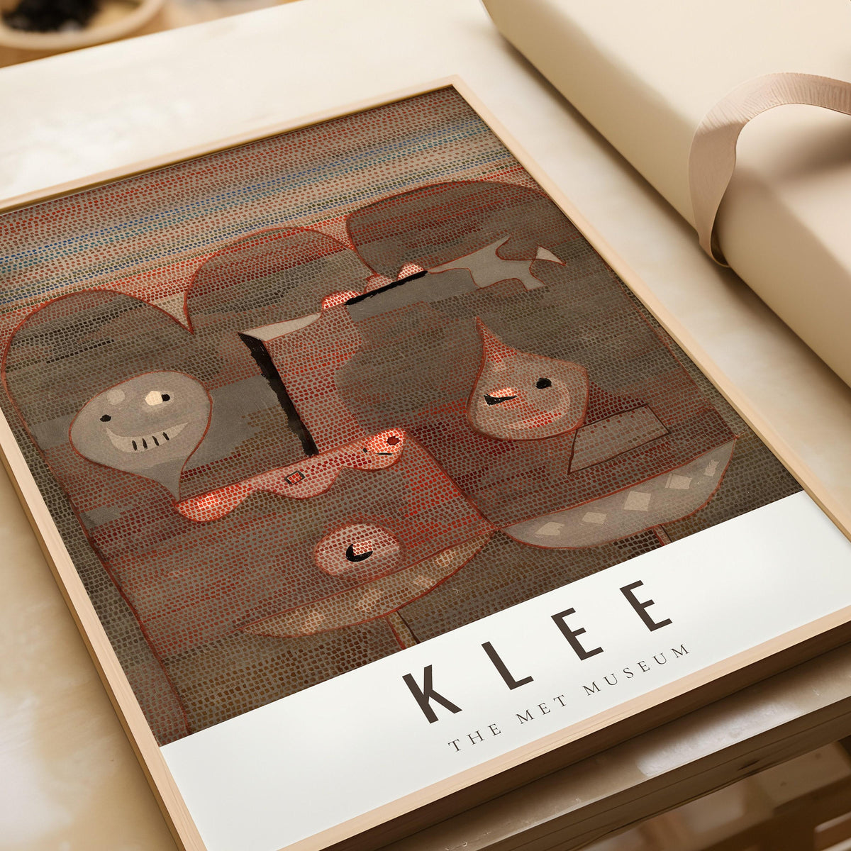 Paul Klee - Sacrifice barbare | Art abstrait moderne (Disponible encadré à la main ou non encadré)