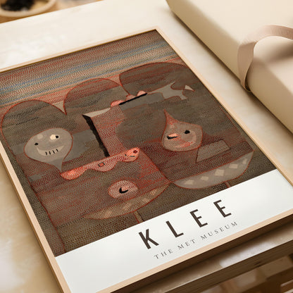 Paul Klee - Sacrifice barbare | Art abstrait moderne (Disponible encadré à la main ou non encadré)