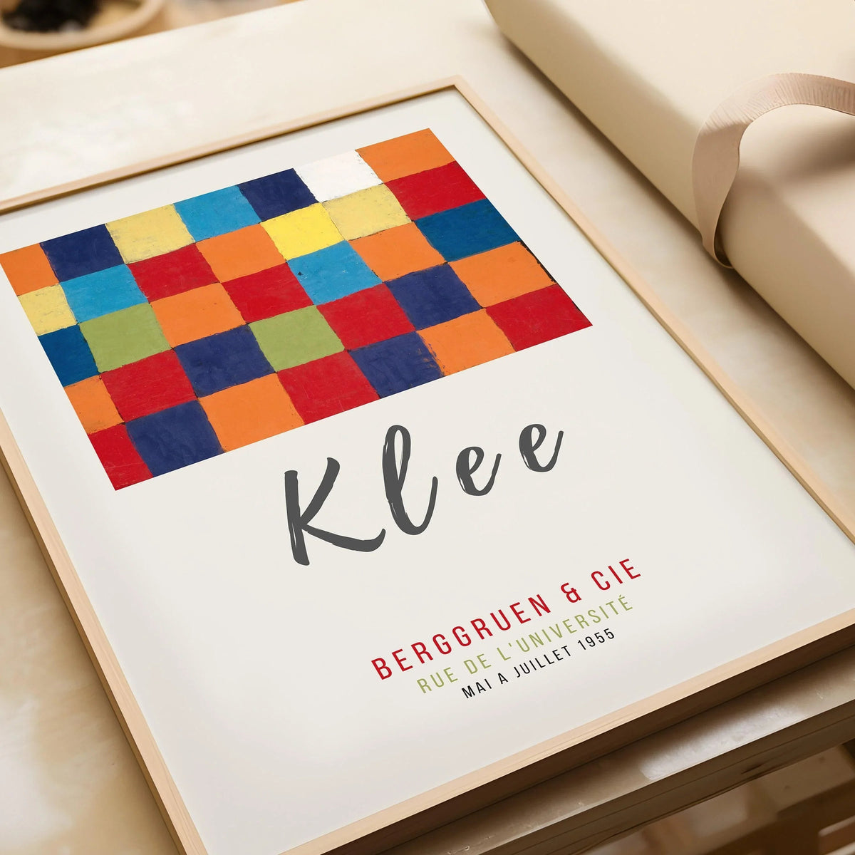 Paul Klee - Nuancier (1930) | Affiche d'exposition d'art moderne (disponible encadrée à la main ou sans cadre)