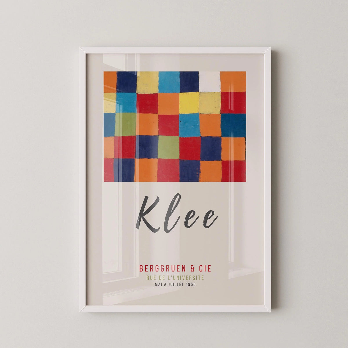 Paul Klee - Nuancier (1930) | Affiche d'exposition d'art moderne (disponible encadrée à la main ou sans cadre)