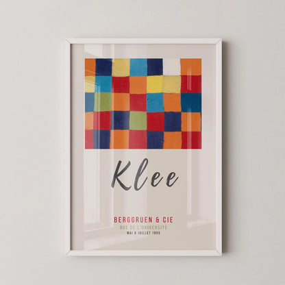Paul Klee - Nuancier (1930) | Affiche d'exposition d'art moderne (disponible encadrée à la main ou sans cadre)