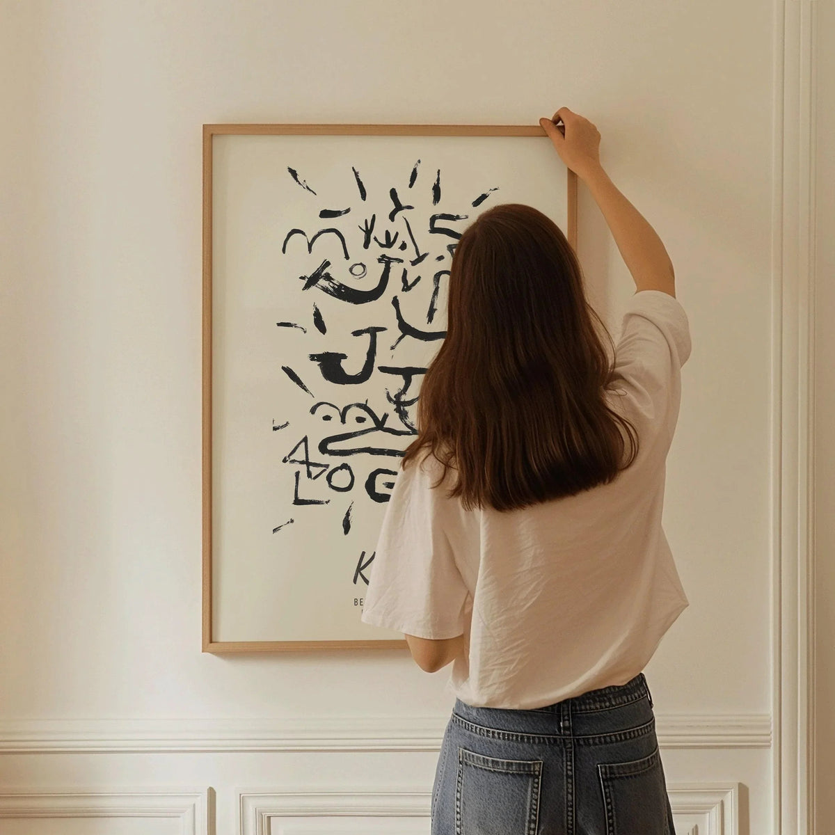 Paul Klee - Creeper and Climber | Modern Neutral Art Exhibition Poster (available handframed or unframed)