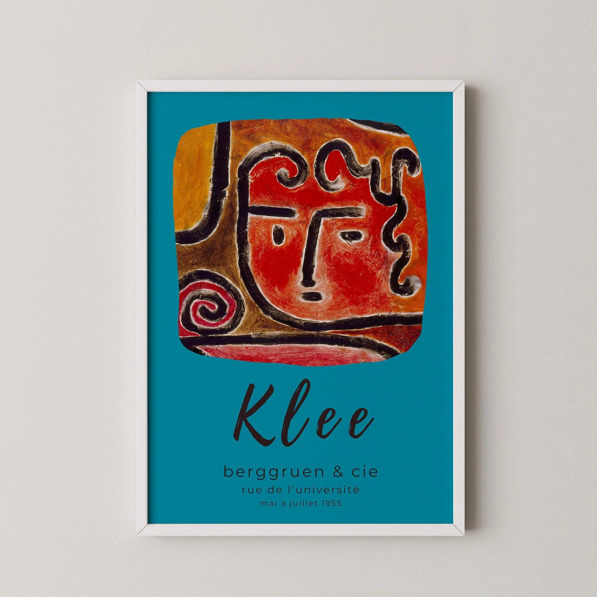 Paul Klee 'Hot Blooded Girl' Exhibition Giclee Print