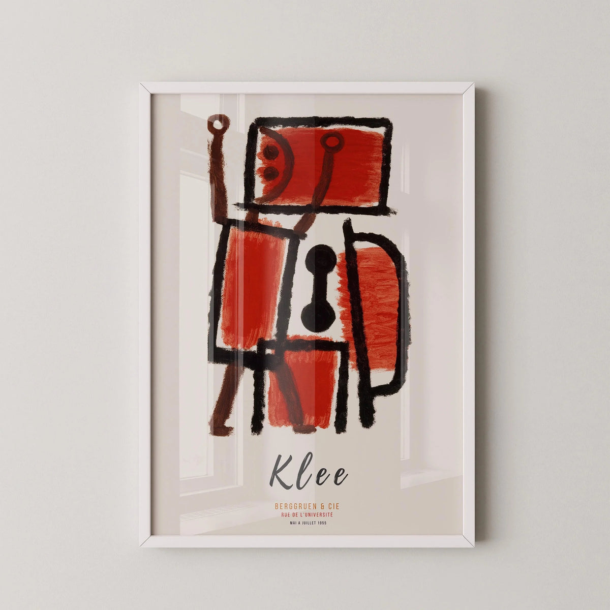 Paul Klee - Serrurier | Affiche d'exposition d'art moderne (disponible encadrée à la main ou sans cadre)