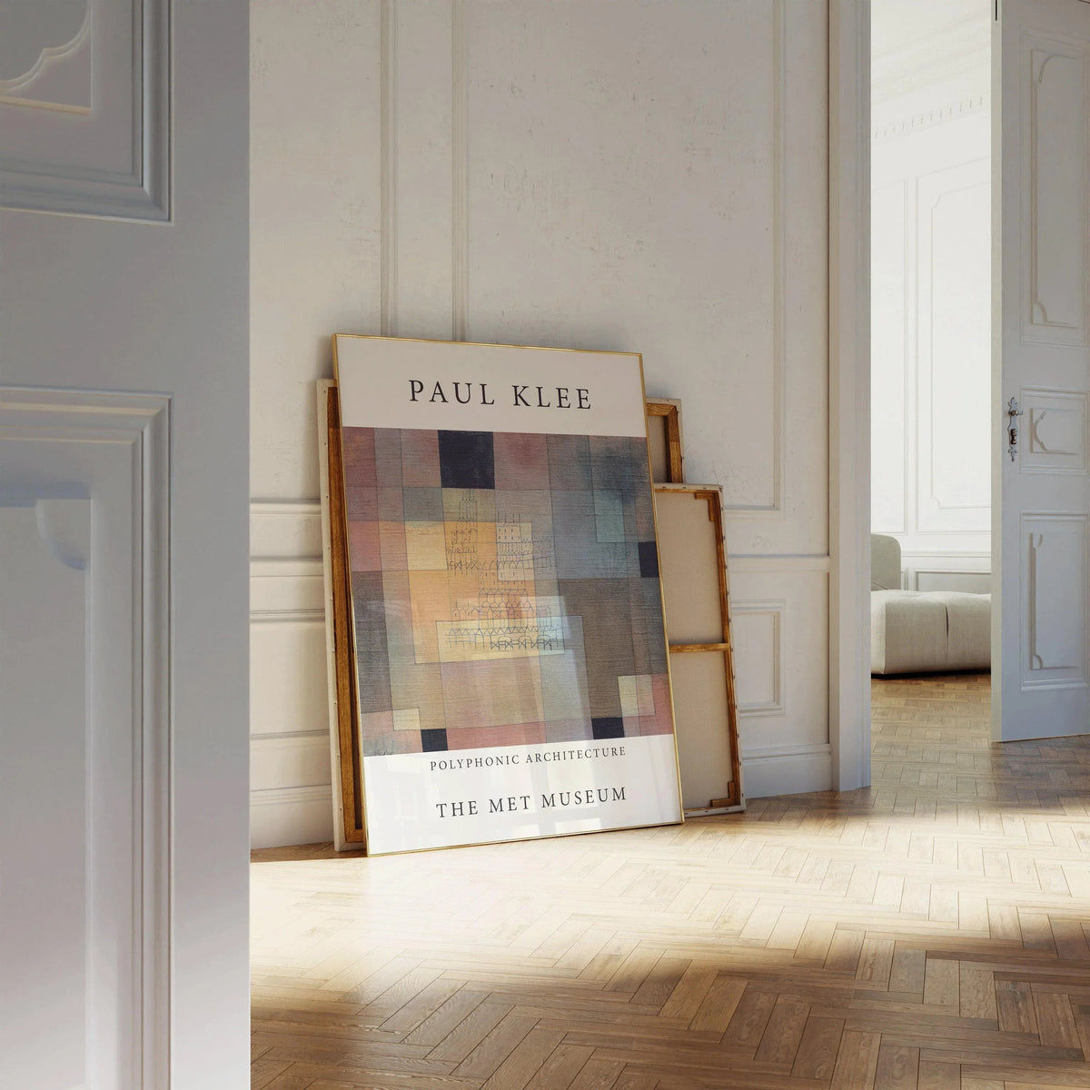 Paul Klee - Architecture polyphonique | Affiche d'exposition d'art moderne (disponible encadrée à la main ou sans cadre)