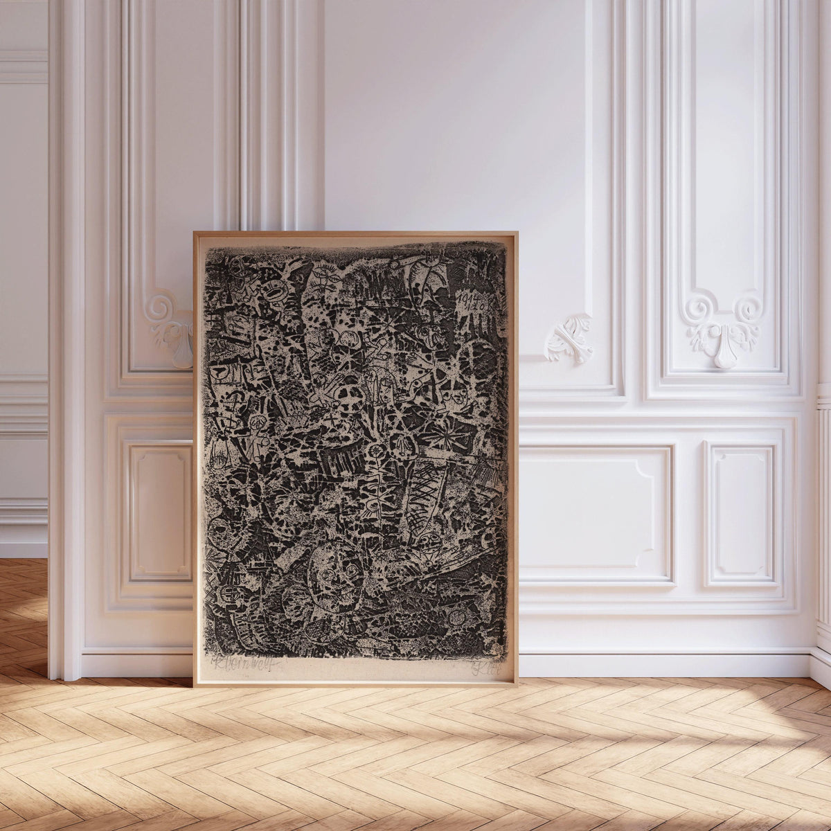 Paul Klee - Small World | Modern Neutral Art Exhibition Poster (available handframed or unframed)