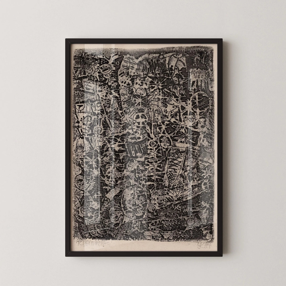 Paul Klee - Small World | Modern Neutral Art Exhibition Poster (available handframed or unframed)