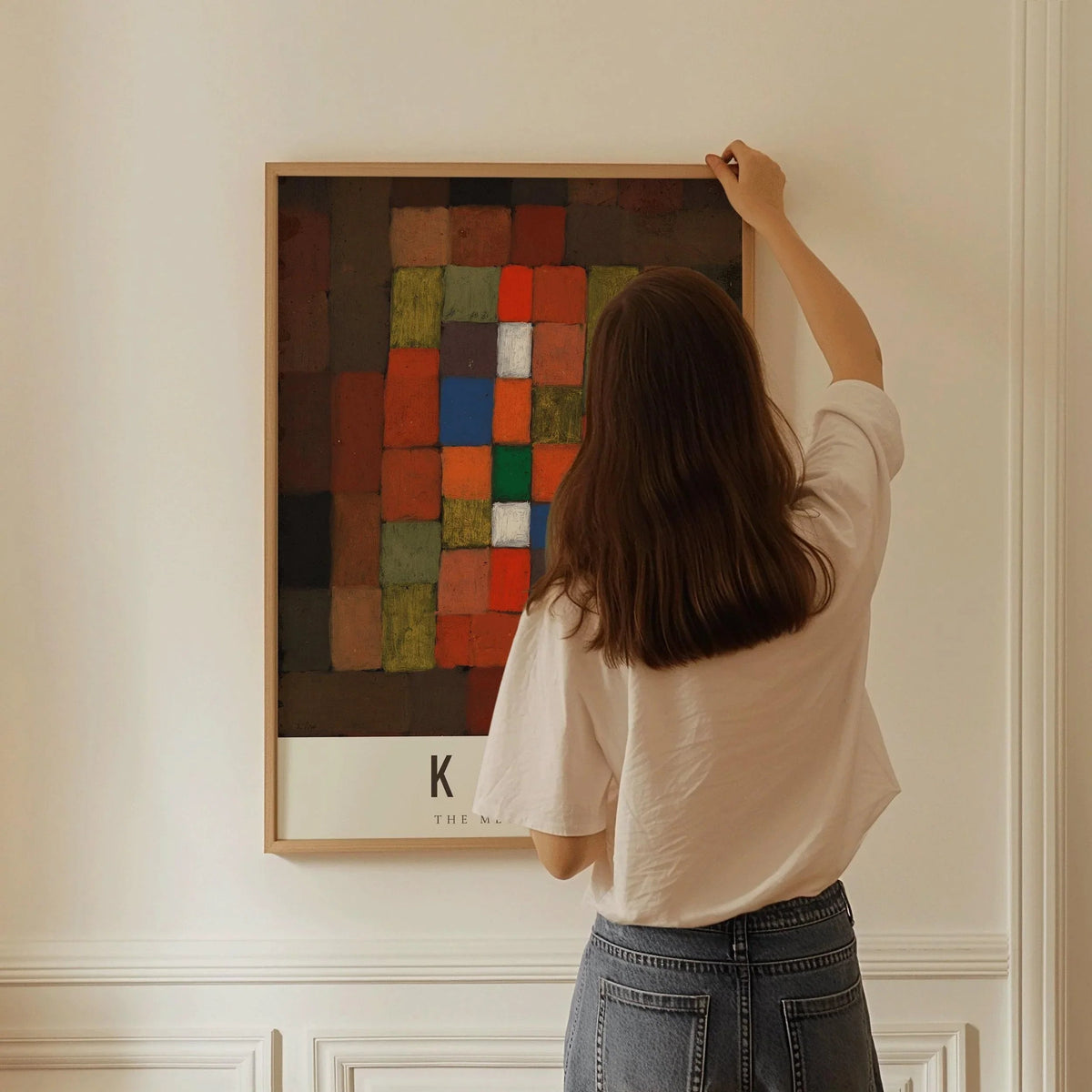 Paul Klee - Dégradé statique dynamique | Art abstrait moderne (Disponible encadré à la main ou non encadré)