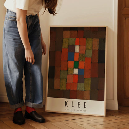 Paul Klee - Dégradé statique dynamique | Art abstrait moderne (Disponible encadré à la main ou non encadré)