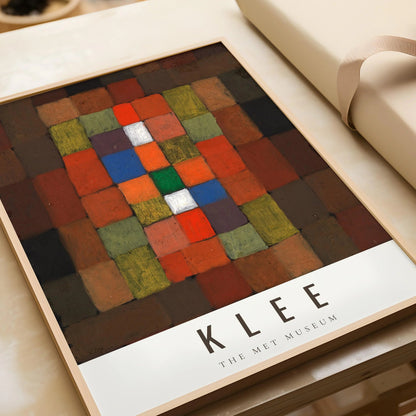 Paul Klee - Dégradé statique dynamique | Art abstrait moderne (Disponible encadré à la main ou non encadré)
