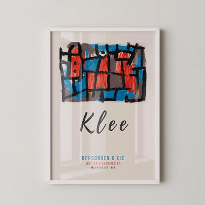 Paul Klee - L'Heure avant la nuit | Affiche d'exposition d'art moderne (disponible encadrée à la main ou non encadrée)
