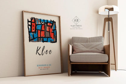 Paul Klee - L'Heure avant la nuit | Affiche d'exposition d'art moderne (disponible encadrée à la main ou non encadrée)