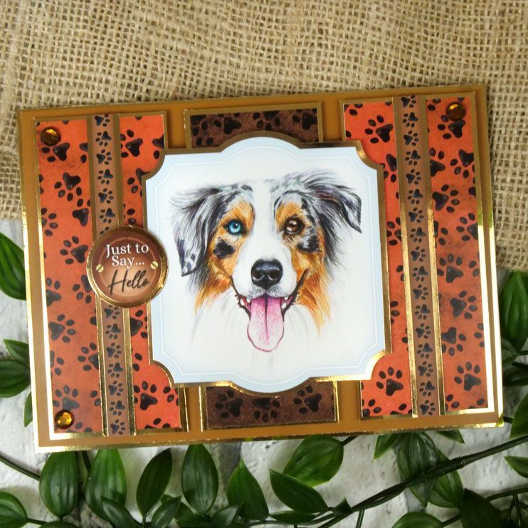 Décorations de cartes de luxe "Portraits Pawsome"