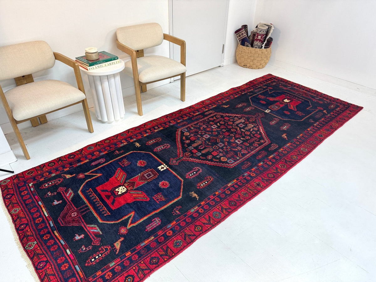 Persian Kurdi Rug | 4' 4” x 11' 2"
