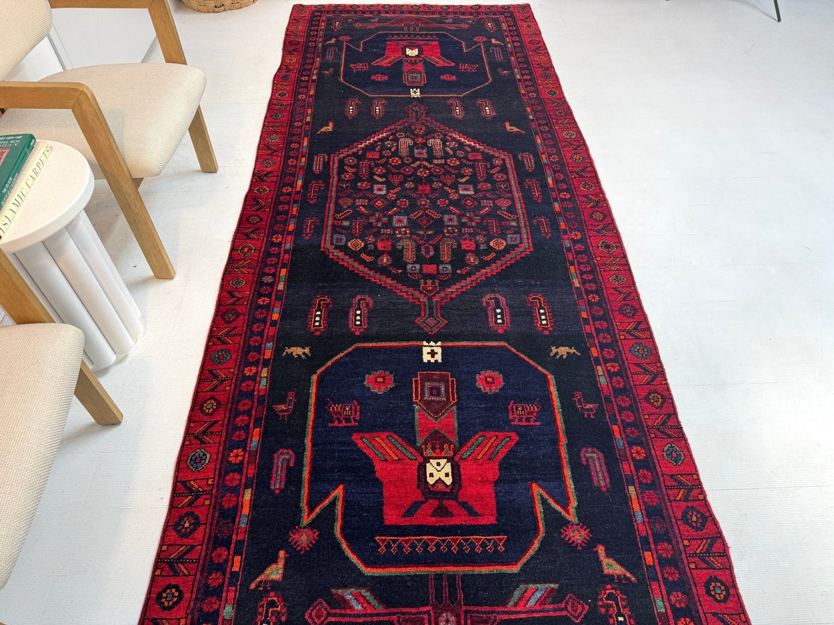 Persian Kurdi Rug | 4' 4” x 11' 2"