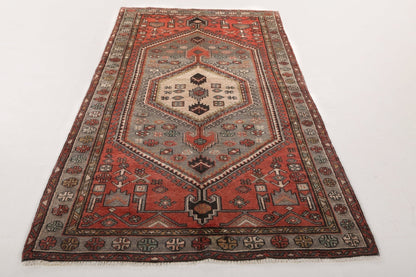 Persian Zanjan Rug | 4' 3" x 7' 10"