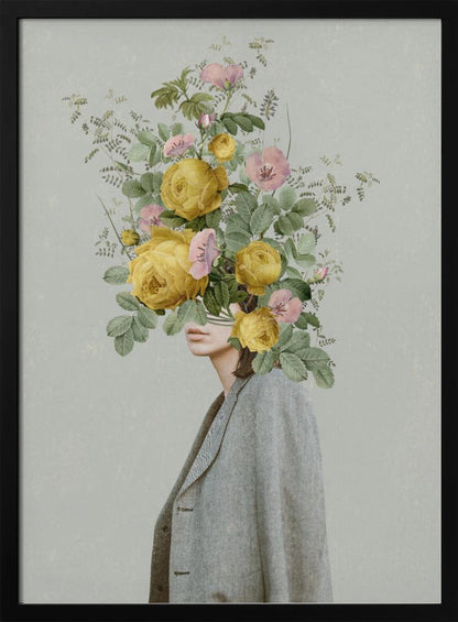 Wall art Yellow bouquet