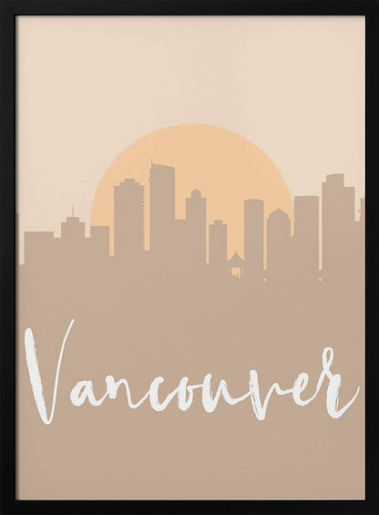 Wall art Skyline Earth Tone 2 90