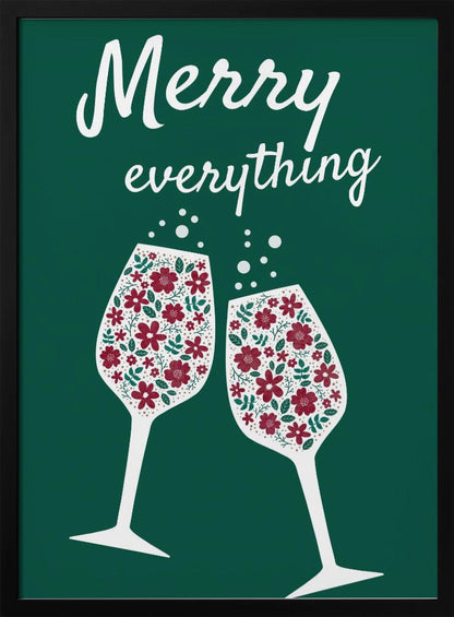 Wall art Merry Everything Canvas Print