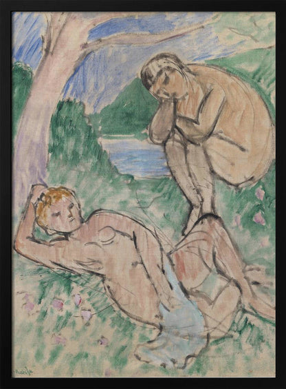 Wall art Baigneurs