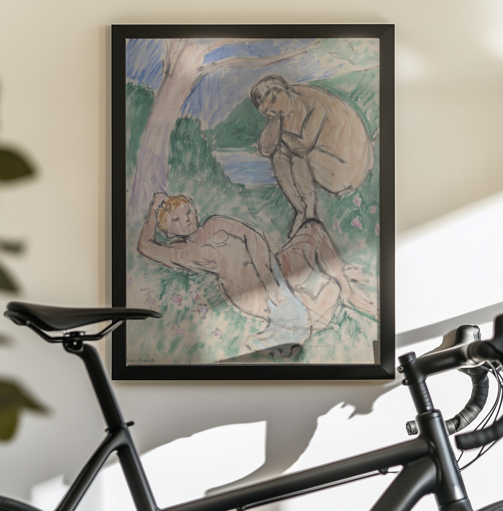 Wall art Baigneurs