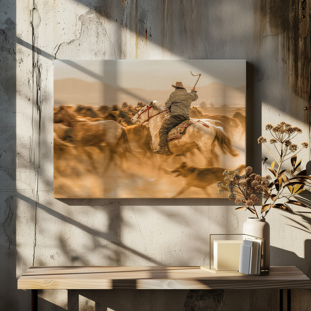 Wall art Wild horses (aka Yılkı Atları)