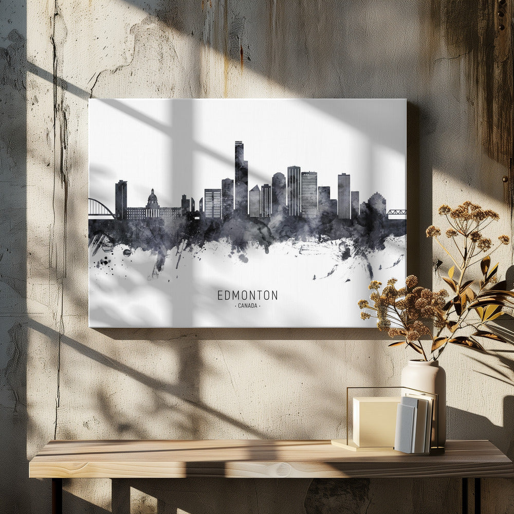 Wall art Edmonton Canada Skyline