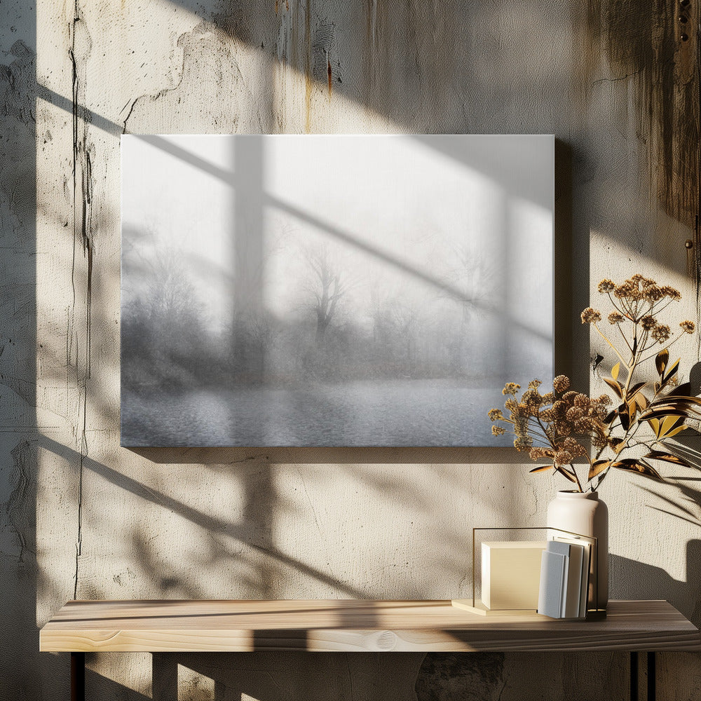 Wall art Misty landscape