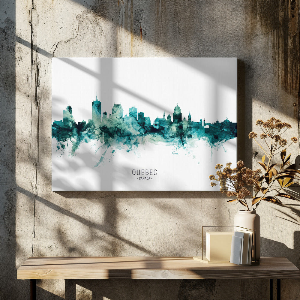 Wall art Quebec Canada Skyline
