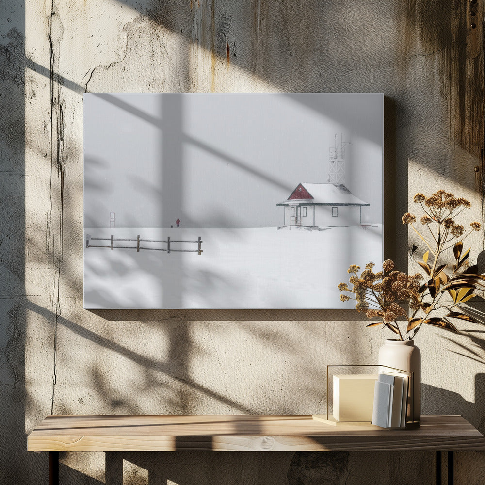 Wall art Guild House on the beach I Canvas Wall Art