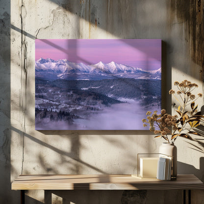 Wall art Dawn - Tatra Mountains