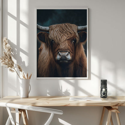 Wall art Highland Cow Canvas Print