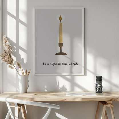 Wall art Be a Light