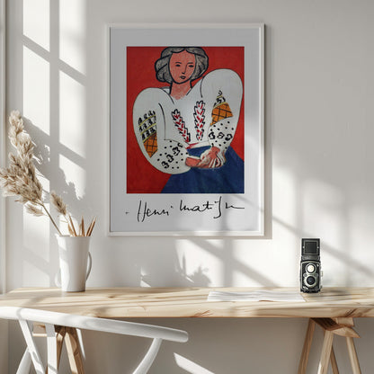 Wall art Henri Matisse, La Camicetta Romena, 1940