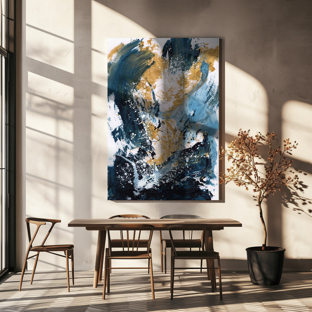 Wall Art Golden Sea