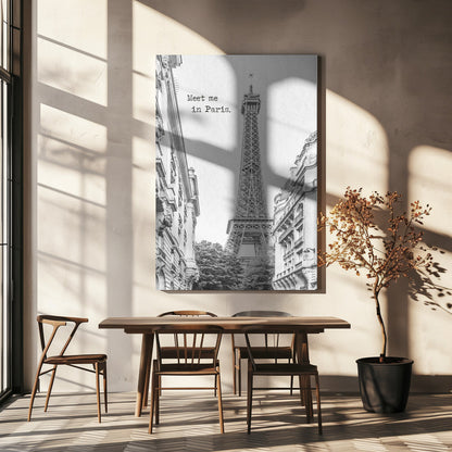 Wall art Meet me in Paris
