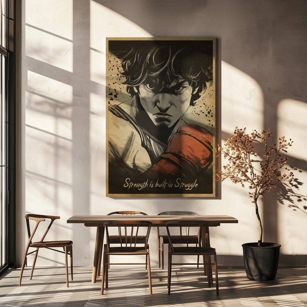 Wall art Strength Is Built In Struggle