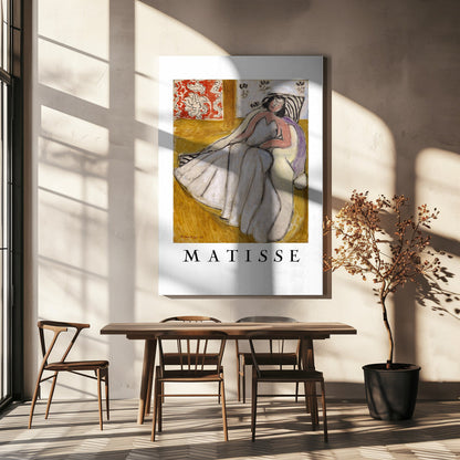 Wall art Jeune Femme à La Pelisse Blanche