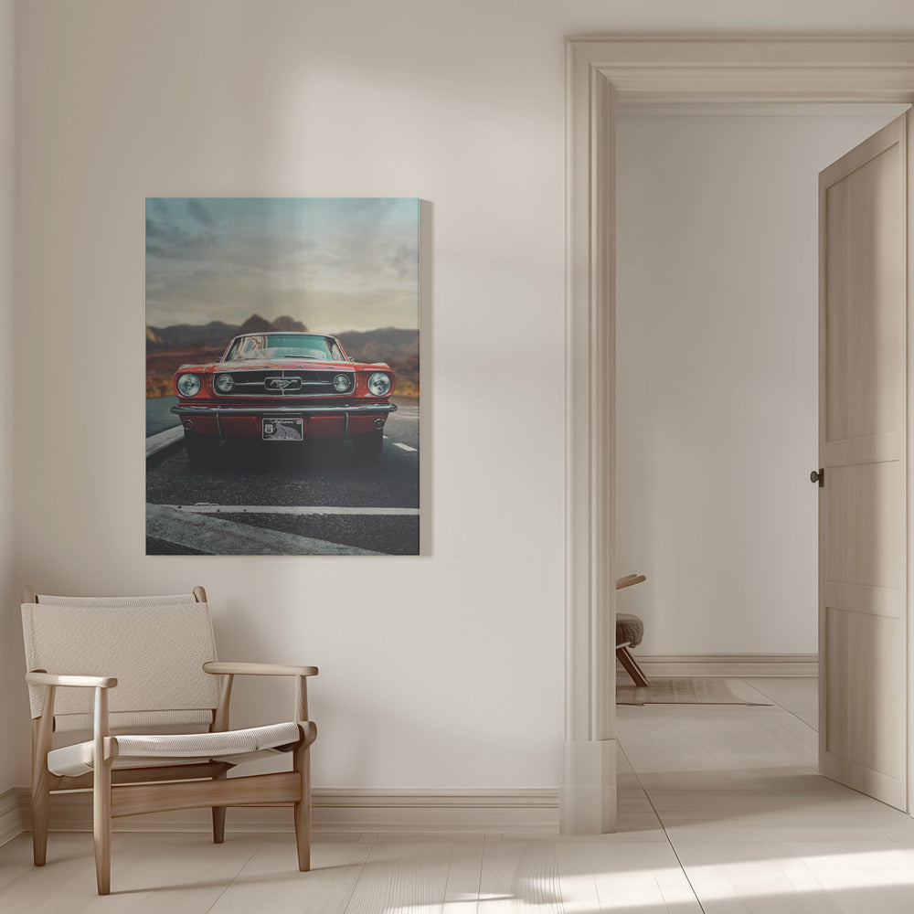 Décoration murale Voiture vintage Amour