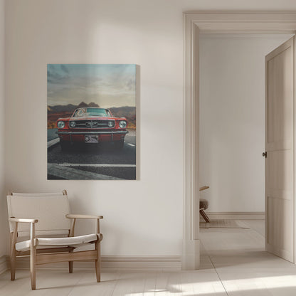 Décoration murale Voiture vintage Amour