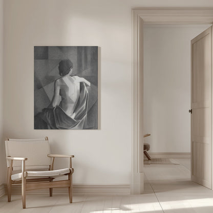 Wall art Study After Eugène Durieu & #039;s Seated Female Nude - 20-08-21